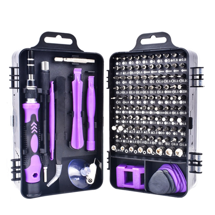 115 in 1 Precision Screw Driver Mobile Phone Computer Disassembly Maintenance Tool Set(Purple) - Screwdriver Set by PMC TechLife | Online Shopping South Africa | PMC TechLife