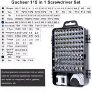 115 in 1 Precision Screw Driver Mobile Phone Computer Disassembly Maintenance Tool Set(Purple)