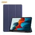 ENKAY ENK-8011 PU Leather + TPU Smart Case with Pen Slot for Samsung Galaxy Tab S8 / Galaxy Tab S7 11.0 T870 / T875(Dark Blue) - free shipping - PMC TechLife - Order now!