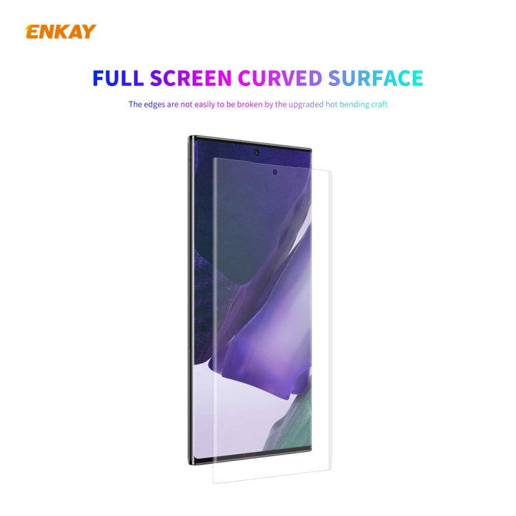 For Samsung Galaxy Note 20 Ultra 2 PCS ENKAY Hat-Prince 3D Full Screen PET Curved Hot Bending HD Screen Protector Soft Film(Transparent) - For Samsung by ENKAY | Online Shopping South Africa | PMC TechLife | Buy Now Pay Later Mobicred