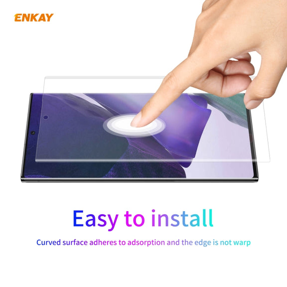 For Samsung Galaxy Note 20 Ultra 2 PCS ENKAY Hat-Prince 3D Full Screen PET Curved Hot Bending HD Screen Protector Soft Film(Transparent)