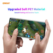 For Samsung Galaxy Note 20 Ultra 2 PCS ENKAY Hat-Prince 3D Full Screen PET Curved Hot Bending HD Screen Protector Soft Film(Transparent)