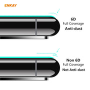 For Xiaomi Redmi Note 9S/Note 9 Pro 2 PCS ENKAY Hat-Prince 0.26mm 9H 6D Curved Full Screen Eye Protection Green Film Tempered Glass Protector