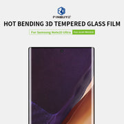 For Samsung Galaxy Note20 Ultra PINWUYO 9H 3D Hot Bending Tempered Glass Film（Ultrasonic fingerprint unlock）(Black)