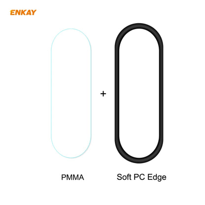 For Xiaomi Mi Band 4 2 PCS ENKAY Hat-Prince 3D Full Screen Soft PC Edge + PMMA HD Screen Protector Film - Screen Protector by ENKAY | Online Shopping South Africa | PMC Jewellery | Buy Now Pay Later Mobicred