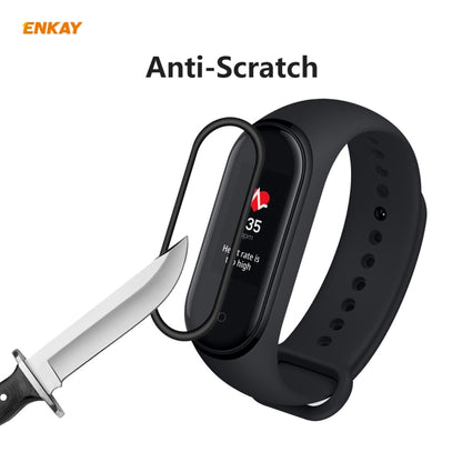 For Xiaomi Mi Band 4 2 PCS ENKAY Hat-Prince 3D Full Screen Soft PC Edge + PMMA HD Screen Protector Film - Screen Protector by ENKAY | Online Shopping South Africa | PMC Jewellery | Buy Now Pay Later Mobicred