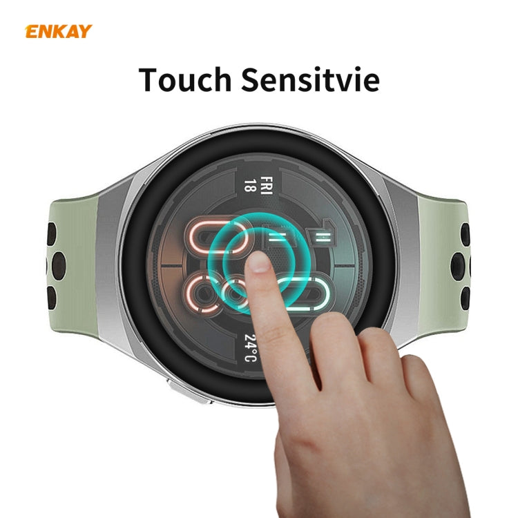 For Huawei Watch GT 2e 46mm ENKAY Hat-Prince 3D Full Screen Soft PC Edge + PMMA HD Screen Protector Film(Without Scale) - Screen Protector by ENKAY | Online Shopping South Africa | PMC Jewellery | Buy Now Pay Later Mobicred