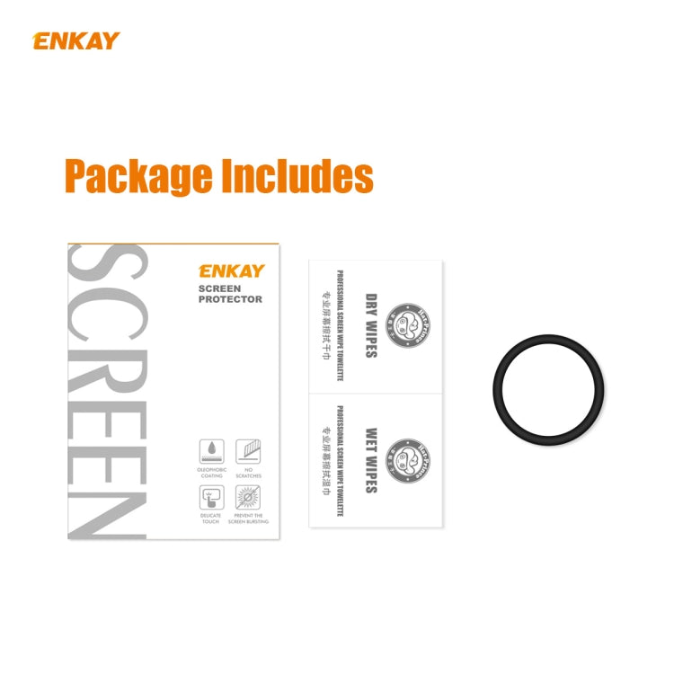 For Huawei Watch GT 2e 46mm ENKAY Hat-Prince 3D Full Screen Soft PC Edge + PMMA HD Screen Protector Film(Without Scale)