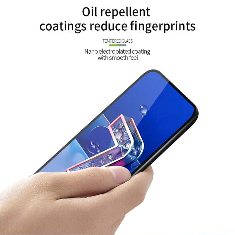 For ASUS Zenfone7 / ZS670KL PINWUYO 9H 2.5D Full Screen Tempered Glass Film(Black)
