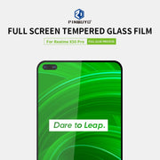 For OPPO Realme X50 Pro PINWUYO 9H 2.5D Full Screen Tempered Glass Film(Black)