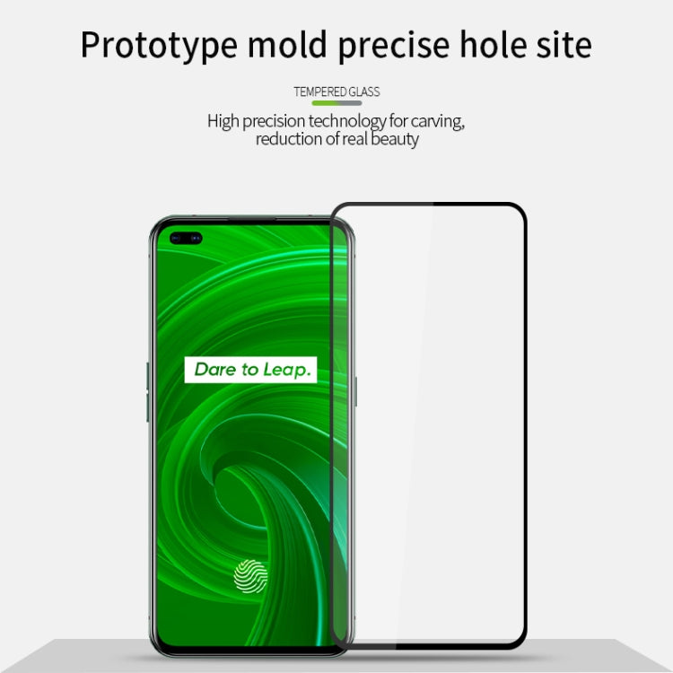 For OPPO Realme X50 Pro PINWUYO 9H 2.5D Full Screen Tempered Glass Film(Black) - Realme Tempered Glass by PINWUYO | Online Shopping South Africa | PMC TechLife | Buy Now Pay Later Mobicred