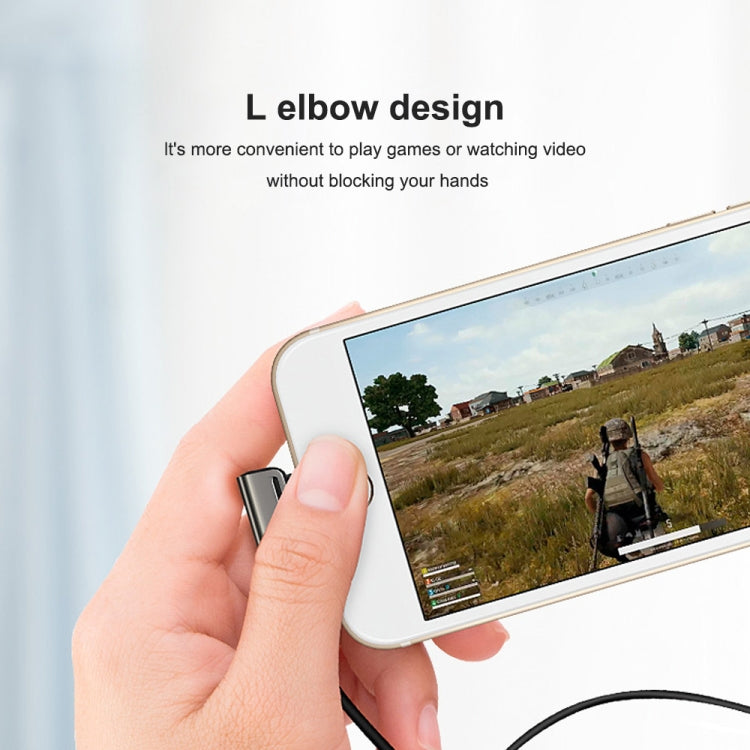 ENKAY ENK-AT103 8 Pin to 3.5mm Audio ��� 8 Pin Charging Interfaces Converter Zinc Alloy Adapter(Dark Grey) - free shipping - PMC TechLife - Order now!