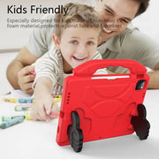 Children EVA Shockproof Tablet Case with Thumb Bracket For iPad Air 2022 / 2020 10.9(Red)