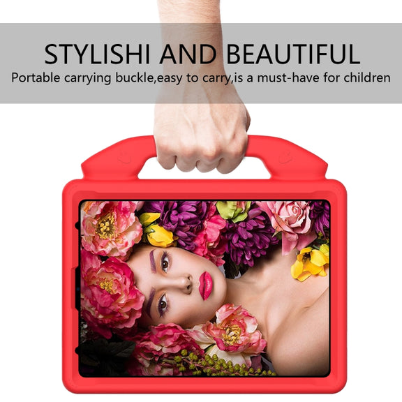 Children EVA Shockproof Tablet Case with Thumb Bracket For iPad Air 2022 / 2020 10.9(Red)