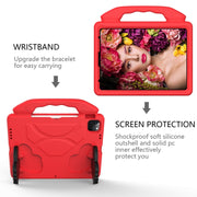 Children EVA Shockproof Tablet Case with Thumb Bracket For iPad Air 2022 / 2020 10.9(Red)