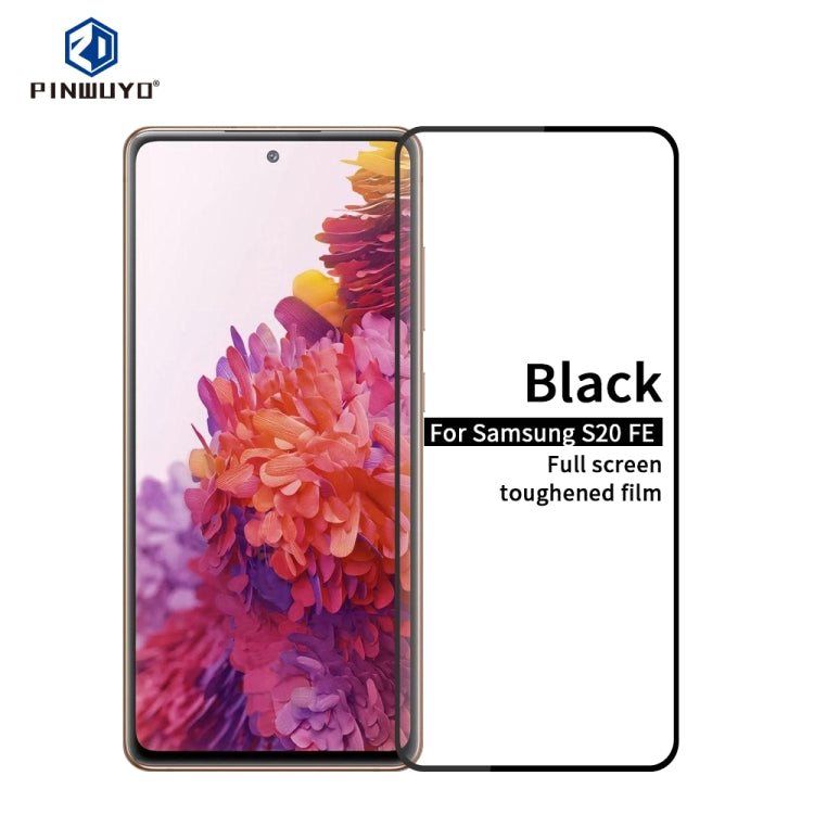 For Samsung Galaxy S20 FE PINWUYO 9H 2.5D Full Screen Tempered Glass Film(Black) - Galaxy Tempered Glass by PINWUYO | Online Shopping South Africa | PMC TechLife | Buy Now Pay Later Mobicred