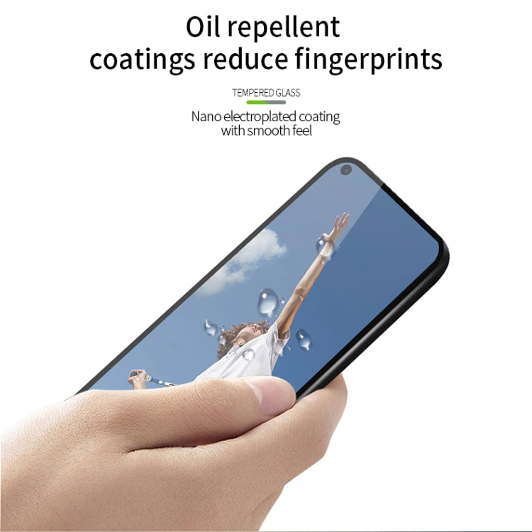 For OPPO A53 (2020) PINWUYO 9H 2.5D Full Screen Tempered Glass Film(Black)