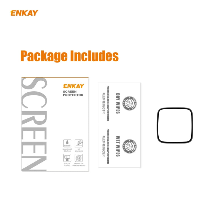 1 PCS For Fitbit Versa 3 / Fitbit Sense ENKAY Hat-Prince 3D Full Screen Soft PC Edge + PMMA HD Screen Protector Film - Screen Protector by ENKAY | Online Shopping South Africa | PMC Jewellery | Buy Now Pay Later Mobicred