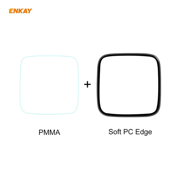 2 PCS For Fitbit Versa 3 / Fitbit Sense ENKAY Hat-Prince 3D Full Screen Soft PC Edge + PMMA HD Screen Protector Film