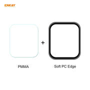 For Apple Watch 6/5/4/SE 44mm 5 PCS ENKAY Hat-Prince 3D Full Screen Soft PC Edge + PMMA HD Screen Protector Film