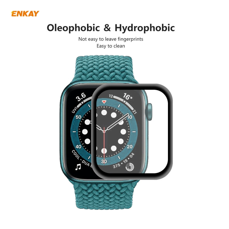 For Apple Watch 6/5/4/SE 40mm 10 PCS ENKAY Hat-Prince 3D Full Screen Soft PC Edge + PMMA HD Screen Protector Film - Watch Cases by ENKAY | Online Shopping South Africa | PMC TechLife | Buy Now Pay Later Mobicred