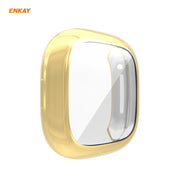 For Fitbit Versa 3 / Fitbit Sense ENKAY Hat-Prince ENK-AC8208 Full Coverage Electroplate TPU Soft Case(Gold)