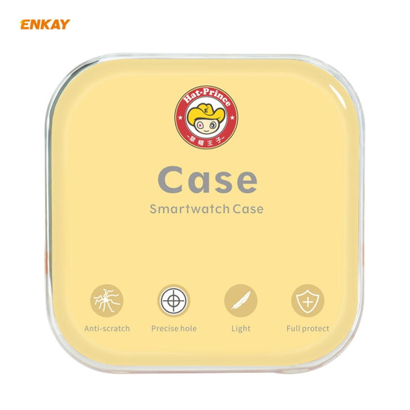For Fitbit Versa 3 / Fitbit Sense ENKAY Hat-Prince ENK-AC8208 Full Coverage Electroplate TPU Soft Case(Pink) - Watch Cases by ENKAY
