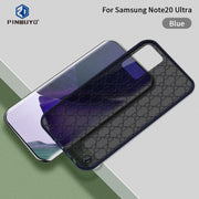 For Samsung Galaxy Note20 Ultra PINWUYO Series 2nd Generation PC + TPU Water-resistant And Anti-drop All-inclusive Protective Shell, Matte Back Cover(Blue)