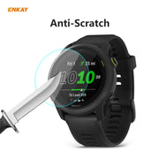 5 PCS Compatible with Garmin Compatible witherunner 745 ENKAY Hat-Prince 0.2mm 9H 2.15D Curved Edge Tempered Glass Film