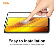 For Xiaomi Poco X3 / X3 NFC 10 PCS ENKAY Hat-Prince Full Glue 0.26mm 9H 2.5D Tempered Glass Full Coverage Film