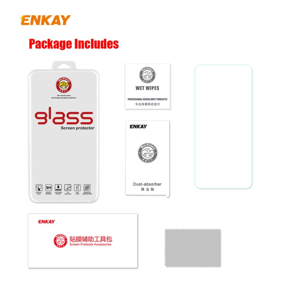 For Samsung Galaxy A42 5G ENKAY Hat-Prince 0.26mm 9H 2.5D Curved Edge Tempered Glass Film