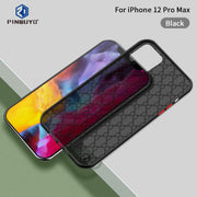 For iPhone 12 Pro Max PINWUYO Series 2 Generation PC + TPU Anti-drop All-inclusive Protective Case(Black)