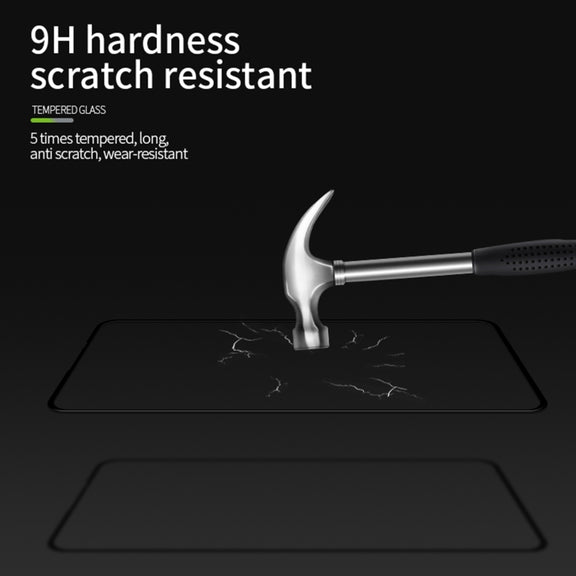 For OPPO Reno4 Z PINWUYO 9H 3D Curved Full Screen Explosion-proof Tempered Glass Film(Black)