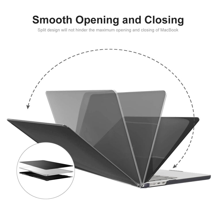 For MacBook Air 13.6 2022/2024 A2681 M2 / A3113 M3 EU Version ENKAY 3 in 1 Matte Laptop Case with TPU Keyboard Film / Anti-dust Plugs (Orange) - MacBook Air Cases by ENKAY | Online Shopping South Africa | PMC TechLife | Buy Now Pay Later Mobicred