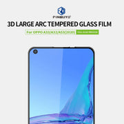 For OPPO A32 / A33 / A53 (2020) PINWUYO 9H 3D Curved Full Screen Explosion-proof Tempered Glass Film(Black)