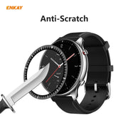 2 PCS For Amazfit GTR 2 ENKAY Hat-Prince 3D Full Screen Soft PC Edge + PMMA HD Screen Protector Film