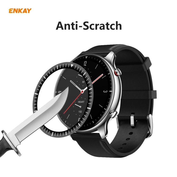 5 PCS For Amazfit GTR 2 ENKAY Hat-Prince 3D Full Screen Soft PC Edge + PMMA HD Screen Protector Film