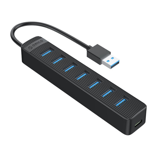 ORICO TWU3-7A-BK 7-Port USB 3.0 HUB - USB 3.0 HUB by ORICO | Online Shopping South Africa | PMC Jewellery | Buy Now Pay Later Mobicred
