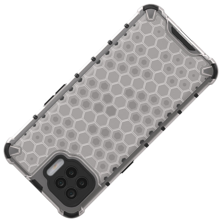 For OPPO A73 Shockproof Honeycomb PC + TPU Case(Grey) - OPPO Cases by PMC TechLife | Online Shopping South Africa | PMC TechLife | Buy Now Pay Later Mobicred