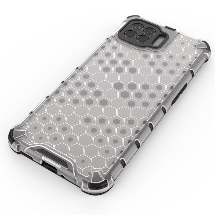 For OPPO A73 Shockproof Honeycomb PC + TPU Case(Grey) - OPPO Cases by PMC TechLife | Online Shopping South Africa | PMC TechLife | Buy Now Pay Later Mobicred