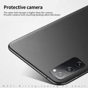 For Samsung Galaxy S20 FE MOFI Frosted PC Ultra-thin Hard Case(Black)