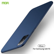 For Samsung Galaxy S20 FE MOFI Frosted PC Ultra-thin Hard Case(Blue)
