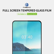 For Nokia 3.4 PINWUYO 9H 2.5D Full Screen Tempered Glass Film(Black)
