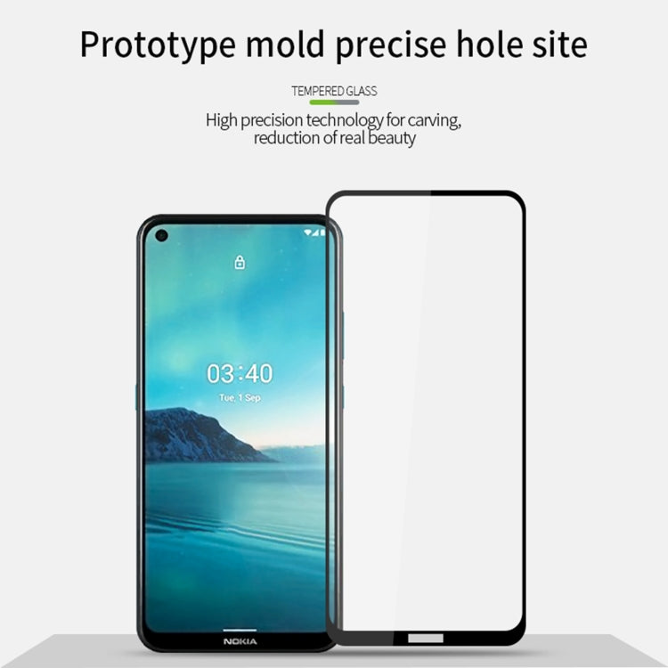 For Nokia 3.4 PINWUYO 9H 2.5D Full Screen Tempered Glass Film(Black)