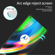 For Motorola Moto G9 Plus PINWUYO 9H 2.5D Full Screen Tempered Glass Film(Black)