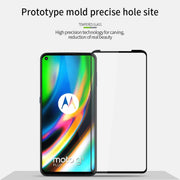 For Motorola Moto G9 Plus PINWUYO 9H 2.5D Full Screen Tempered Glass Film(Black)