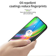 For Motorola Moto G9 Plus PINWUYO 9H 2.5D Full Screen Tempered Glass Film(Black)