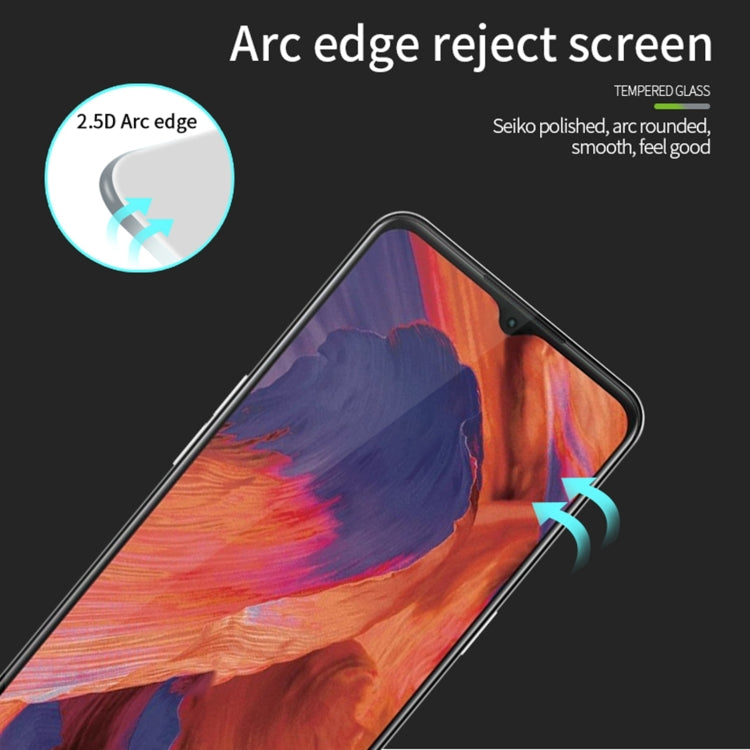 For OPPO A73 2020 PINWUYO 9H 2.5D Full Screen Tempered Glass Film(Black)