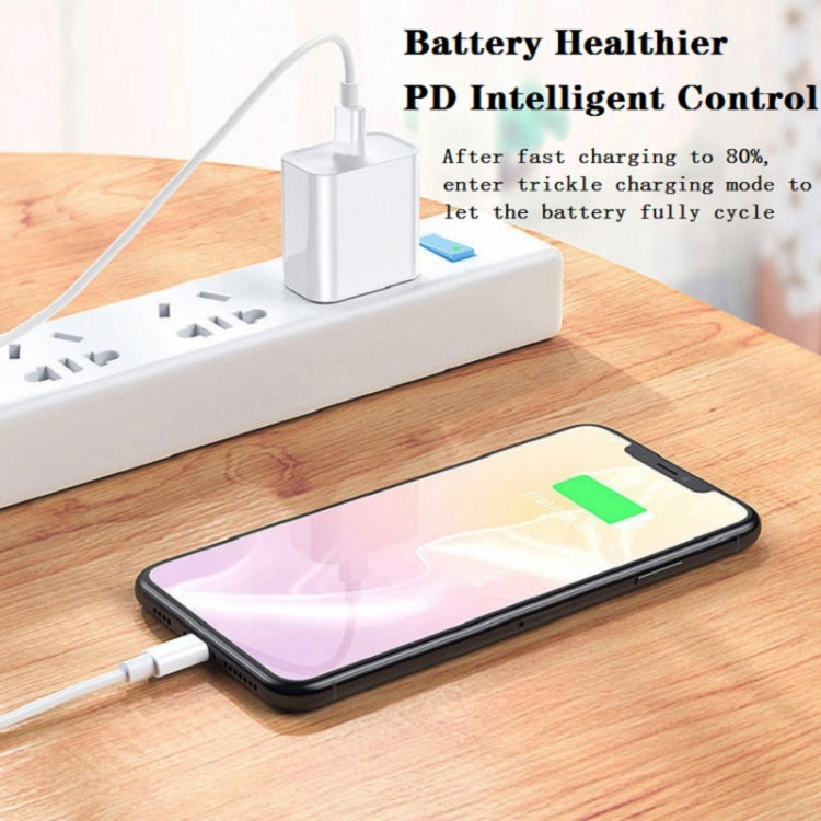 2 in 1 PD 20W Single USB-C / Type-C Port Travel Charger + 3A PD3.0 USB-C / Type-C to 8 Pin Fast Charge Data Cable Set, Cable Length: 2m, EU Plug - free shipping - PMC TechLife - Order now!