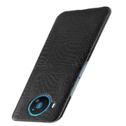 For Nokia 8.3 Shockproof Crocodile Texture PC + PU Case(Black)